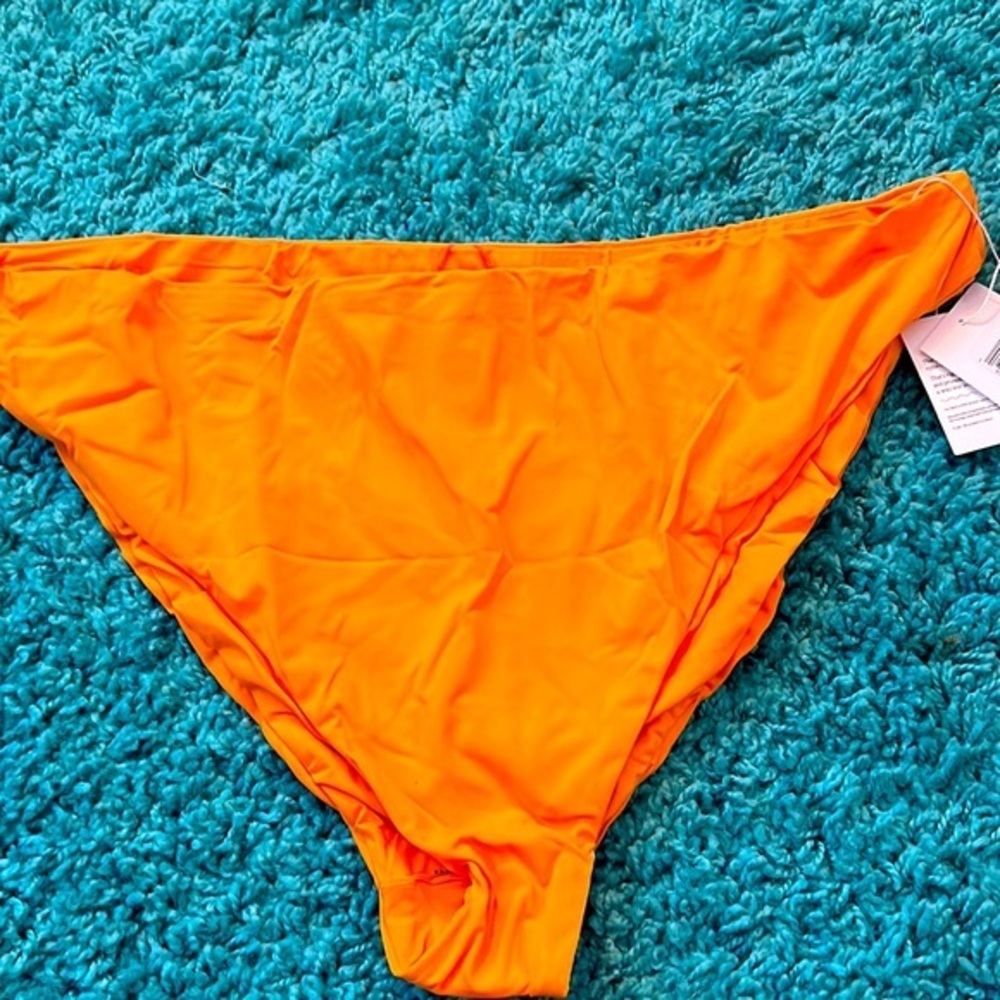 Dipping daisies swimsuit, bottom, orange size 3X New